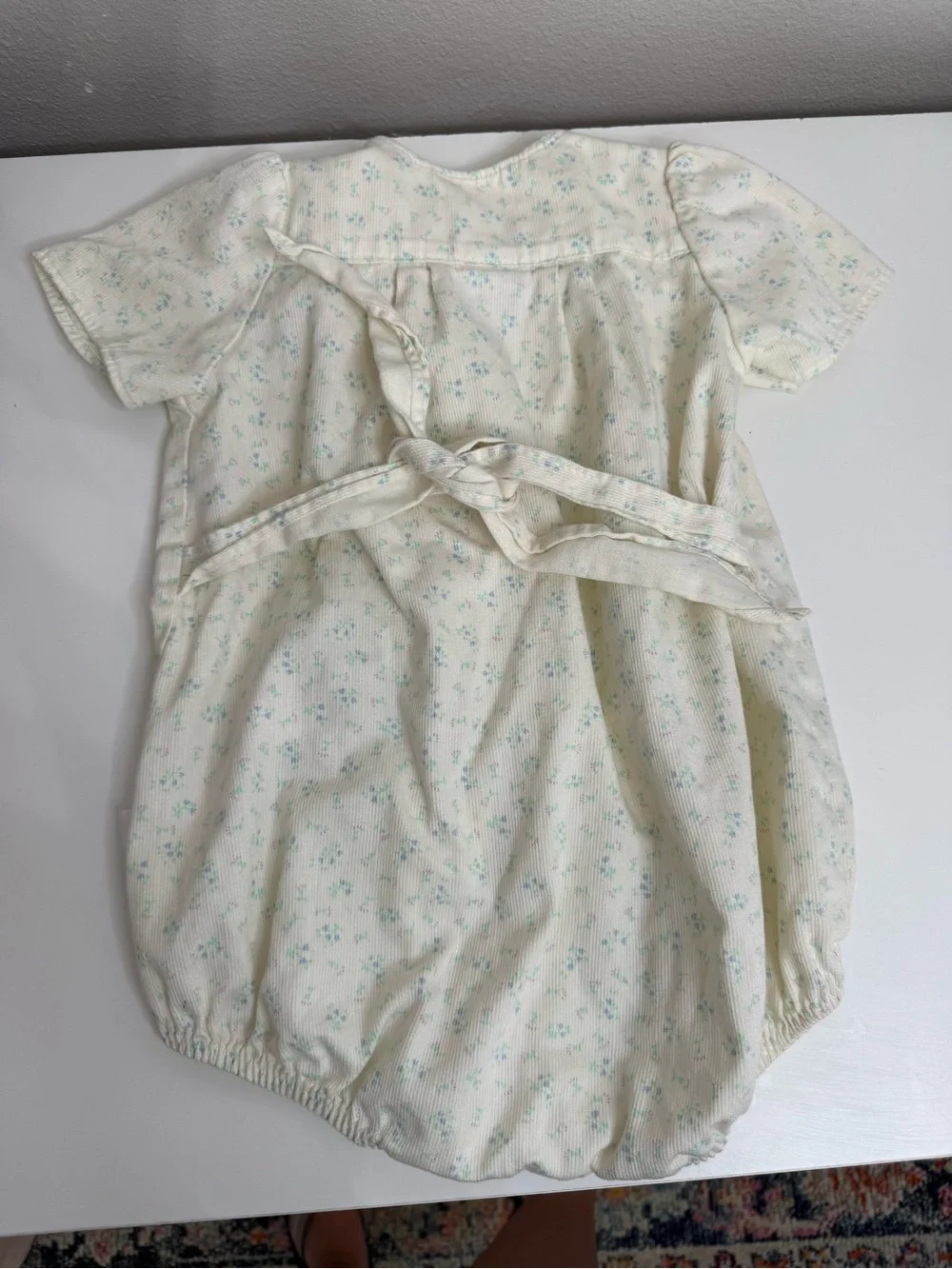 Peter Rabbit & Friends Baby Bubble Romper 24M Vintage Floral Cotton USA Cottage